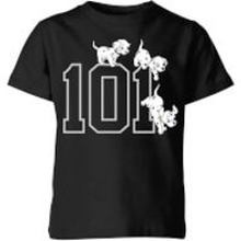 Disney 101 Dalmatians 101 Doggies Kids' T-Shirt - Black - 3-4 Years