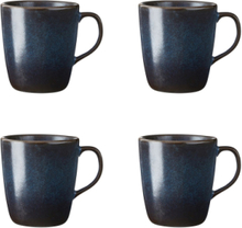 Raw Mug With Handle Midnight Blue Home Tableware Cups & Mugs GlÖgg Mugs Blue Aida