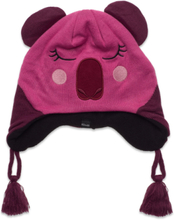 Animal Fam Chi Hat Accessories Headwear Hats Winter Hats Rosa Kombi*Betinget Tilbud