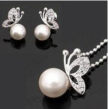 Butterfly Pearls Smyckeset