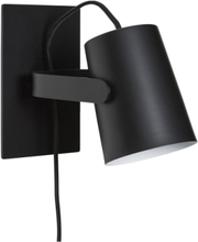 Ardent Wall Light Home Lighting Lamps Ceiling Lamps Flush Mount Ceiling Lights Svart Hübsch*Betinget Tilbud