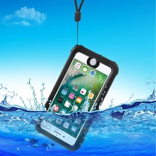 REDPEPPER PC + TPU Vandtæt taske til iPhone 8 Plus / 7 Plus IP68 Undervandsforseglet støvtæt cover