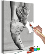 DIY lærred maleri - Ballet Shoes 40 x 60 cm