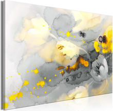 Billede - Colorful Storm of Flowers Wide - 120 x 80 cm