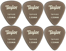 Taylor Premium 351 Taylex 1,25 mm plektre (6 stk) smoke grey