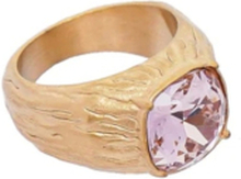 Lys rosa Camilla Øhrling Vintage Rose Carla Swarovski Ring smykker
