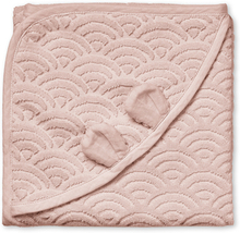 Cam Cam® COPENHAGEN Badehåndklæde med hætte og ører Baby Pink