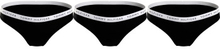 Tommy Hilfiger Truser 3P Recycled Essentials Bikini Svart Medium Dame