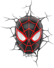Marvel 3D LED Light Spider-Man Miles Morales Face 3D