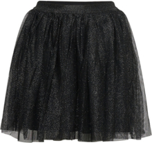 Skirt Tulle Glitter Aop Dresses & Skirts Skirts Tulle Skirts Black Lindex