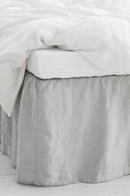 Sängkappa Candice i tvättat lin 45 cm