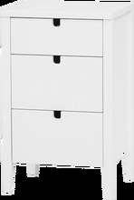 Byrå KLINTE vit med 3 st lådor