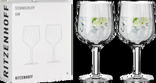 Gin & Tonicglas på fot Sternschliff 2-pack