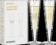 Champagneglas Goldnacht 2-pack
