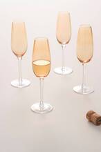 JO champagneglas 4-pack Gul