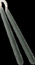 VICKAN MATT antikljus 2-pack - höjd 35 cm Antikgrön