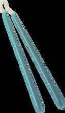 VICKAN PEARL antikljus 2-pack - höjd 35 cm Duvblå