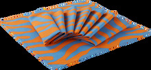 ZOE servett 8-pack Orange/blå