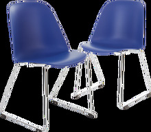 DIXON stol 2-pack Koboltblå
