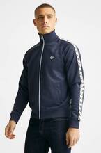 Fred Perry Ziptröja Taped Track Jacket Grå