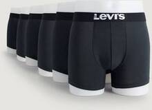 Levi's Boxershorts Solid Basic Boxer 6-pk Svart