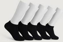 Resteröds Ankelsockor 5-pack Ankle Socks Organic Cotton Svart