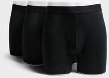 Bread & Boxers 3-Pack Boxer Brief Extra Long Svart