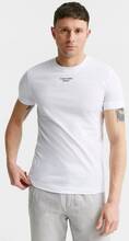 Calvin Klein T-shirt Stacked Logo Tee Hvit