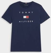 Tommy Hilfiger T-Shirt TH Logo Tee S/S Blå