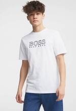 BOSS T-shirt Short Sleeves Tee-Shirt Hvit