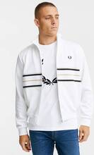 Fred Perry Ziptröja Tramline Panel Trk Jkt Vit