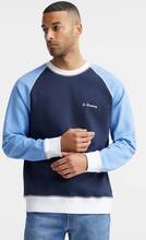 J.Lindeberg Sweatshirt Kelvin Colorblock Crew Neck Blå