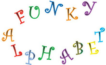 Fmm Utstickare Funky Alphabet & Numbers
