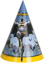 8x Batman themafeest punthoedjes