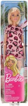 Barbie pop blondine met roze jurk speelgoed