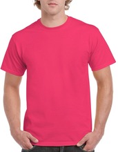 Fuchsia roze katoenen shirts voor heren