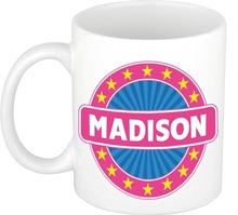 Madison naam koffie mok / beker 300 ml