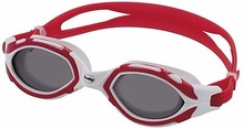 Professionele zwembril UV bescherming voor volwassenen rood