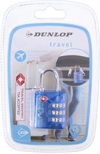 Reistassen/koffers bagageslot met TSA cijferslot blauw
