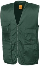 Safari/jungle verkleed bodywarmer/vest groen voor volwassenen