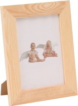 1x DIY houten fotolijstje 17,5 x 22,5 cm hobby/knutselmateriaal