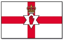 Vlag Noord Ierland 90 x 150 cm feestartikelen