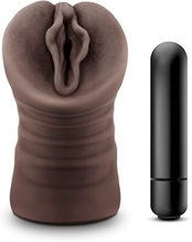 Hot Chocolate Alexis Chocolate Løsvagina med vibrator