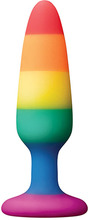 Colourful Love Rainbow Anal Plug Small Analplugg