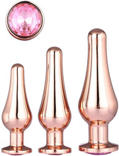 Dream Toys Gleaming Love Pleasure Set Rose Gold Analpluggar paket