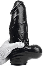 Domestic Partner Panzer XL Black 29,5cm Ekstra grov analdildo