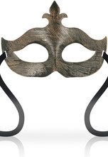 Ohmama Masks Fleur De Lis Eyemask Copper Mask