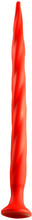 Stretch Worm Long Dildo Red 50cm Ekstra lang analdildo