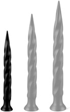 Long Tail Dildo Black 35 cm Extra lång analdildo