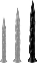 Long Tail Dildo Black 55 cm Extra lång analdildo